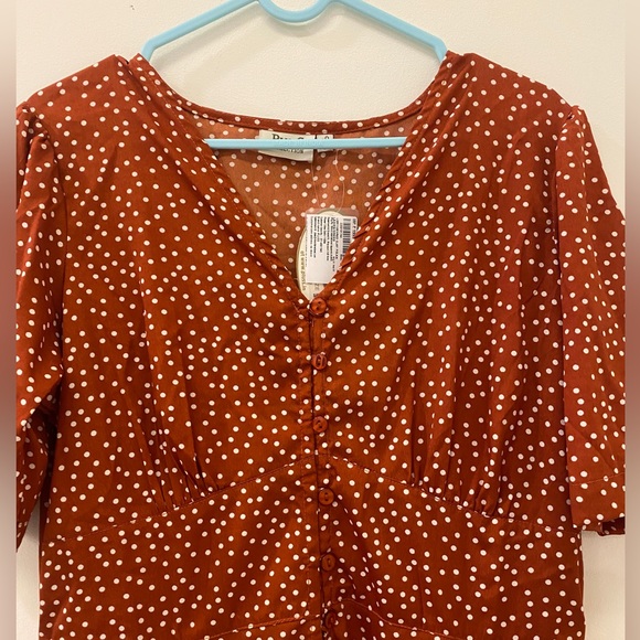 Plus S collection.. brand new polka dot dress - Picture 5 of 8